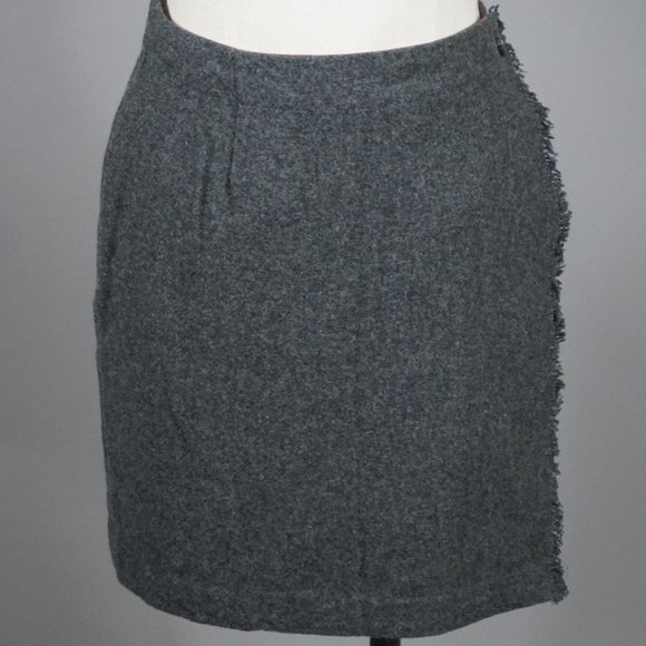 GAP Dresses & Skirts - Gap Wool Skirt Grey Size 12
